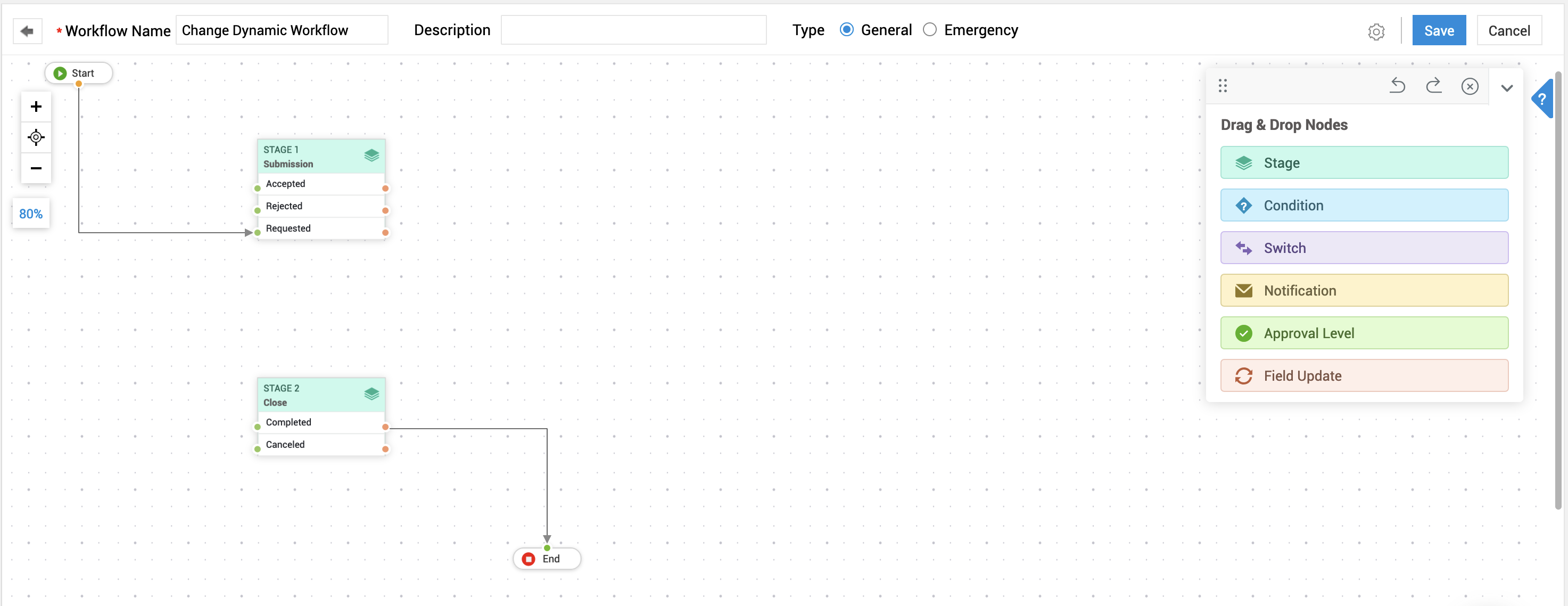 Illustration 1: Workflow Editor