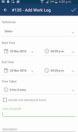 Иллюстрация 17: Приложение ServiceDesk Plus для Android: использование и возможности