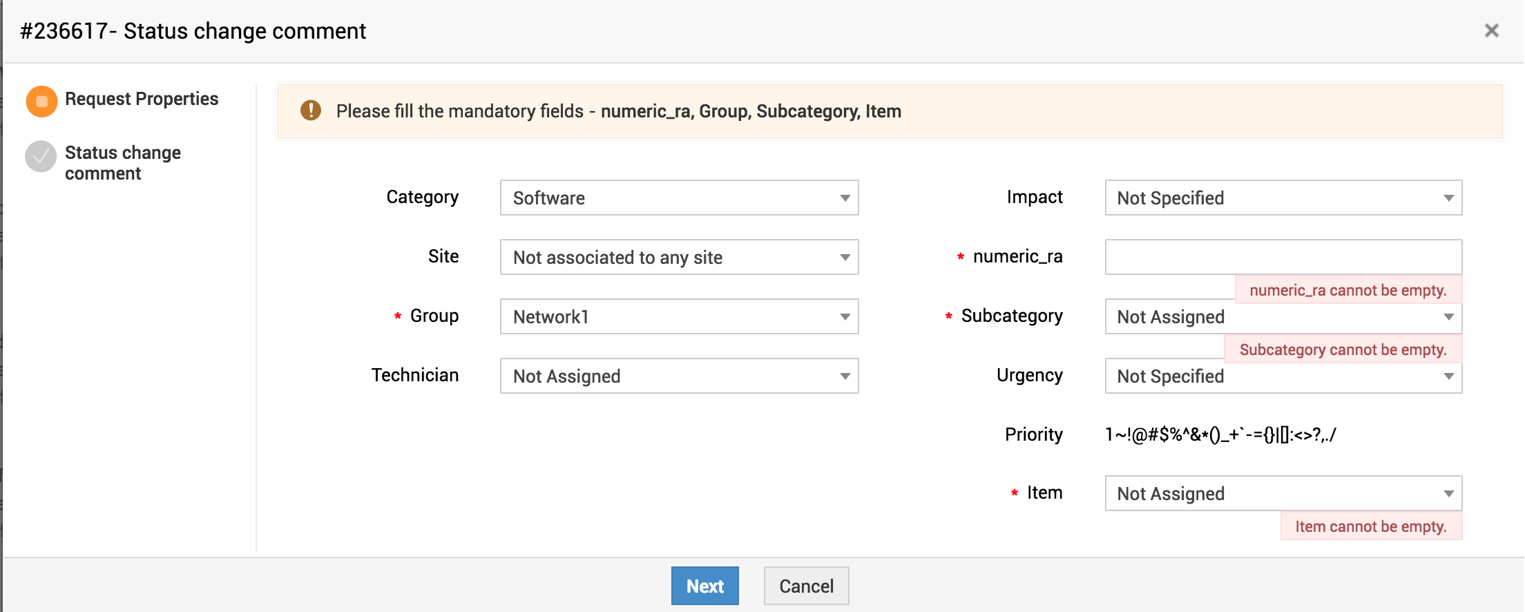 Illustration 1: Configure request closing rules | Help desk customizer