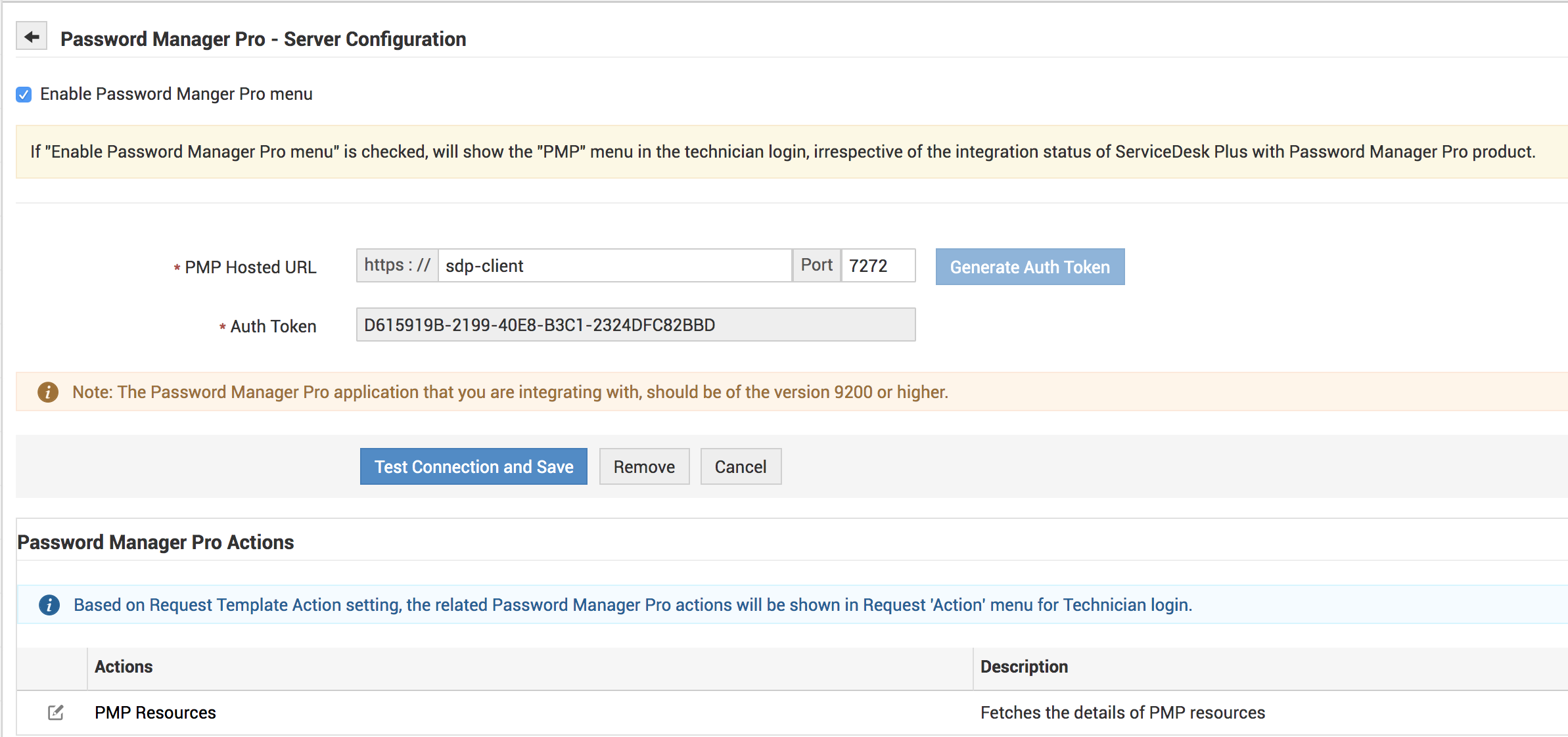 Illustration 2: Password Manager Pro Integration