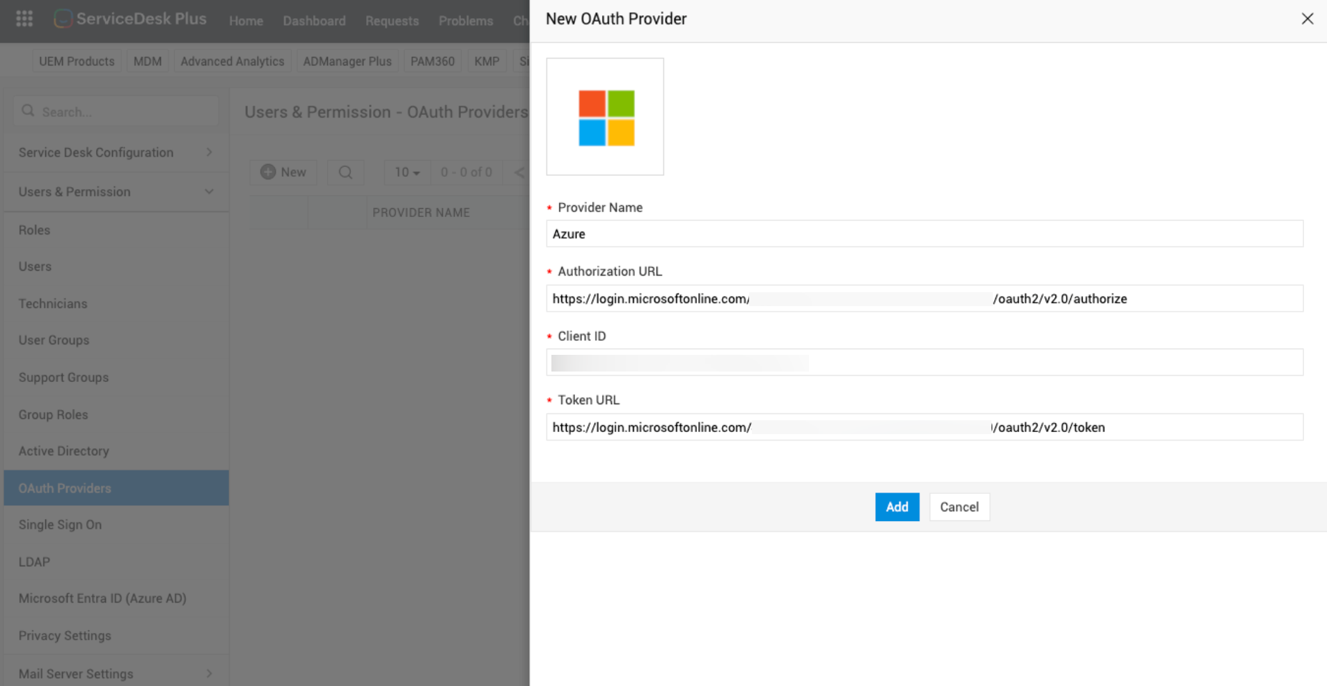 Illustration 1: OAuth Providers