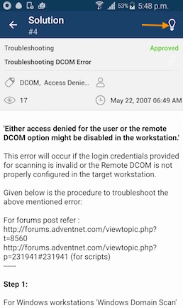 Иллюстрация 21: Приложение ServiceDesk Plus для Android: использование и возможности