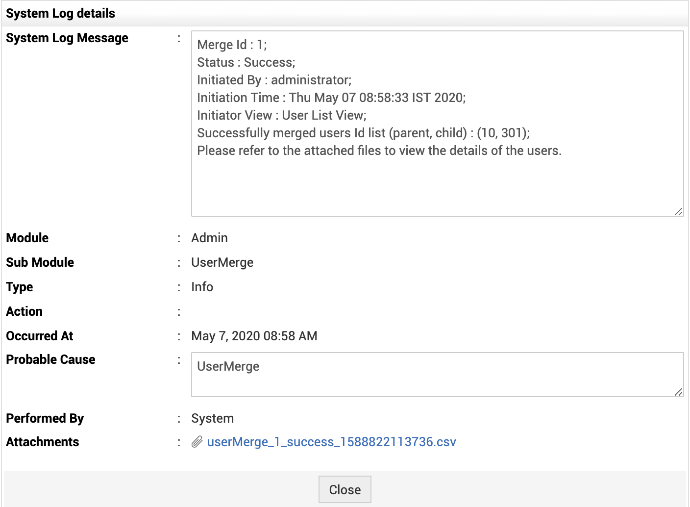 Illustration 17: Configure Users | Help desk customizer