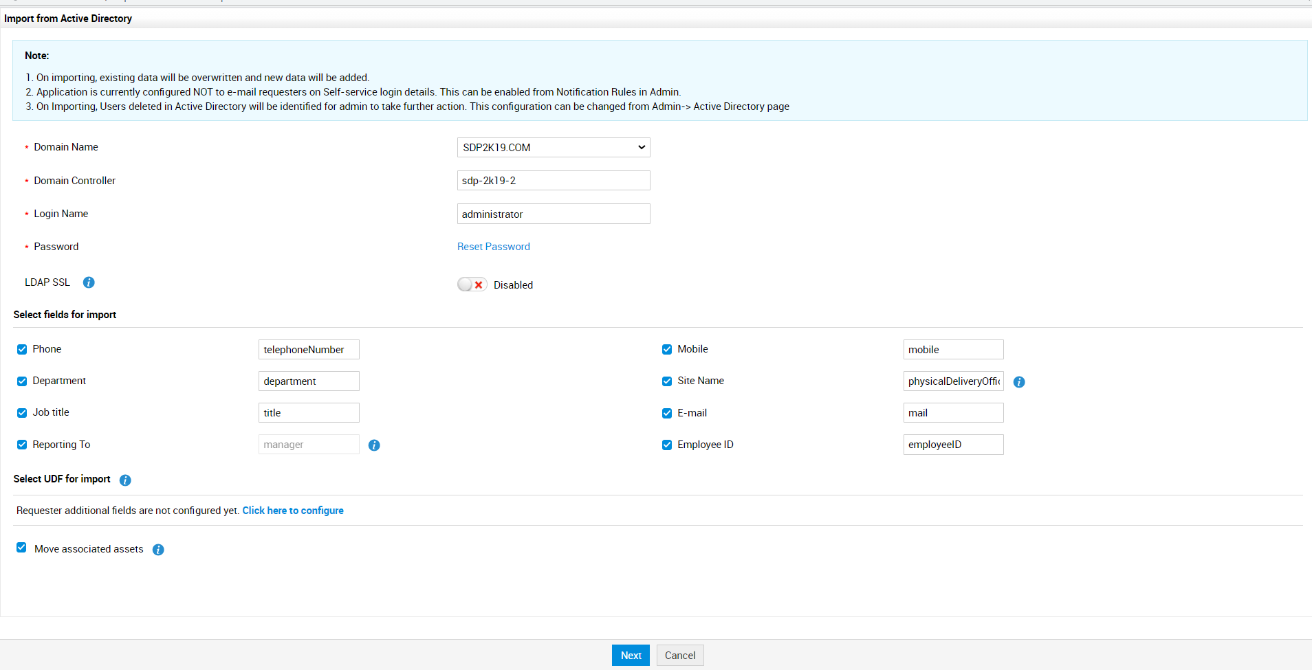 Иллюстрация 2: Настройка Active Directory