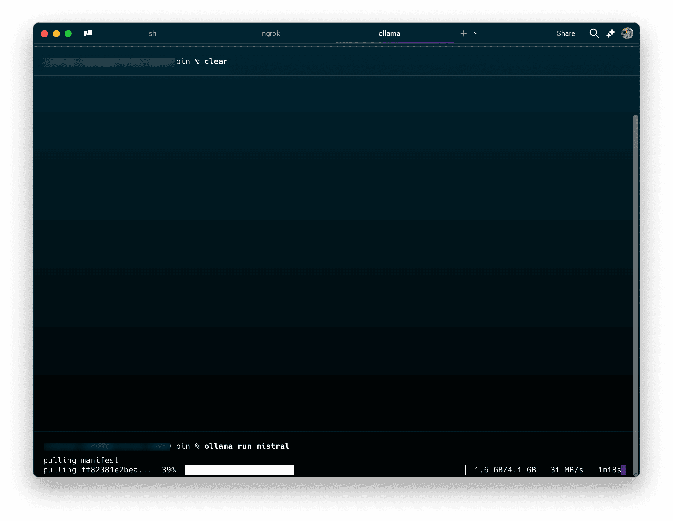 Illustration 3: Setting up Ollama on Local LLMs