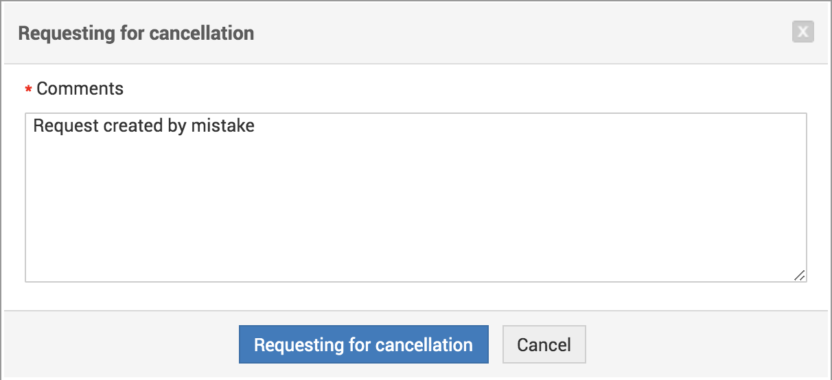 Illustration 2: Cancel Requests