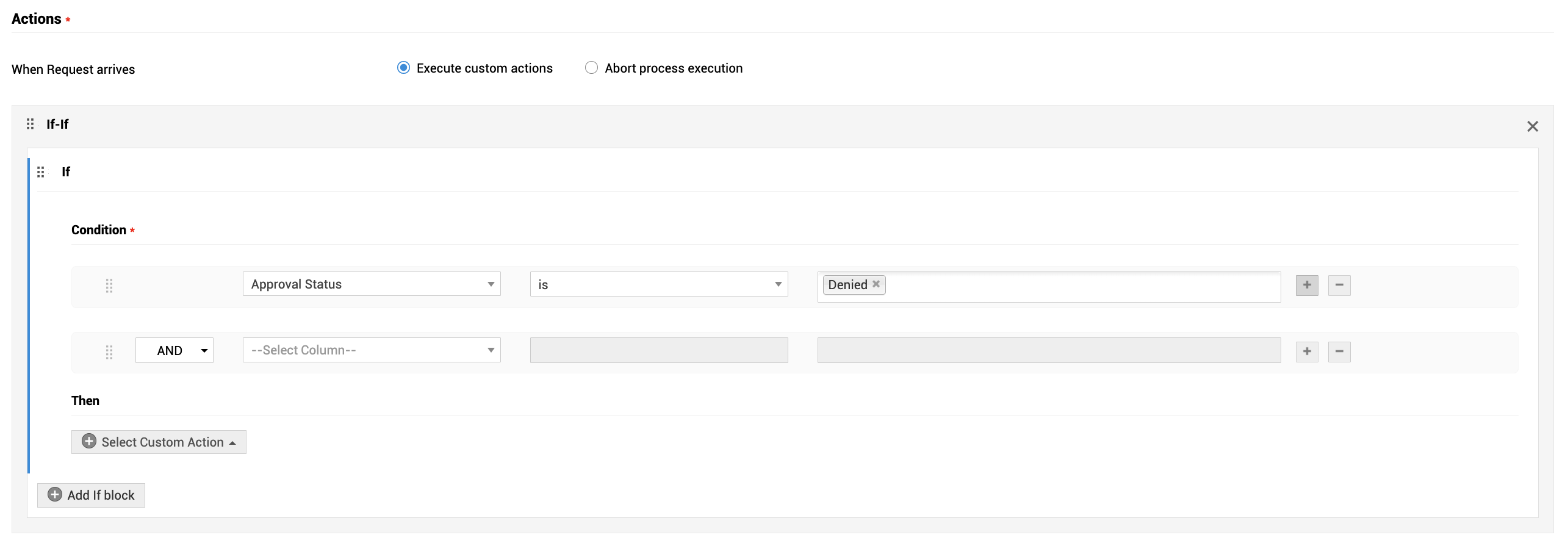 Illustration 8: Business Rules for Custom Module