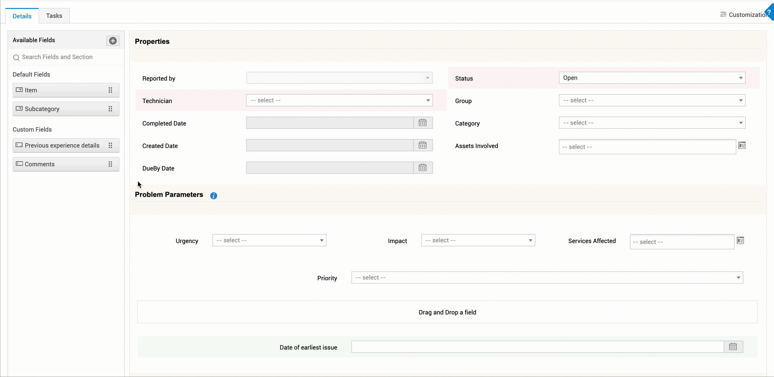 Illustration 6: Problem Templates