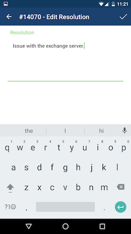 Иллюстрация 18: Приложение ServiceDesk Plus для Android: использование и возможности