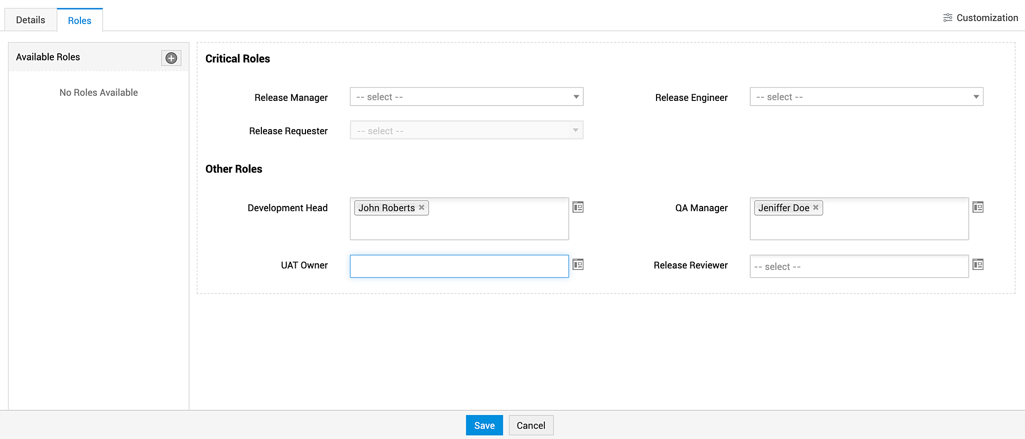 Illustration 16: Release Template