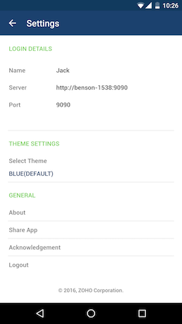 Иллюстрация 8: Приложение ServiceDesk Plus для Android: использование и возможности