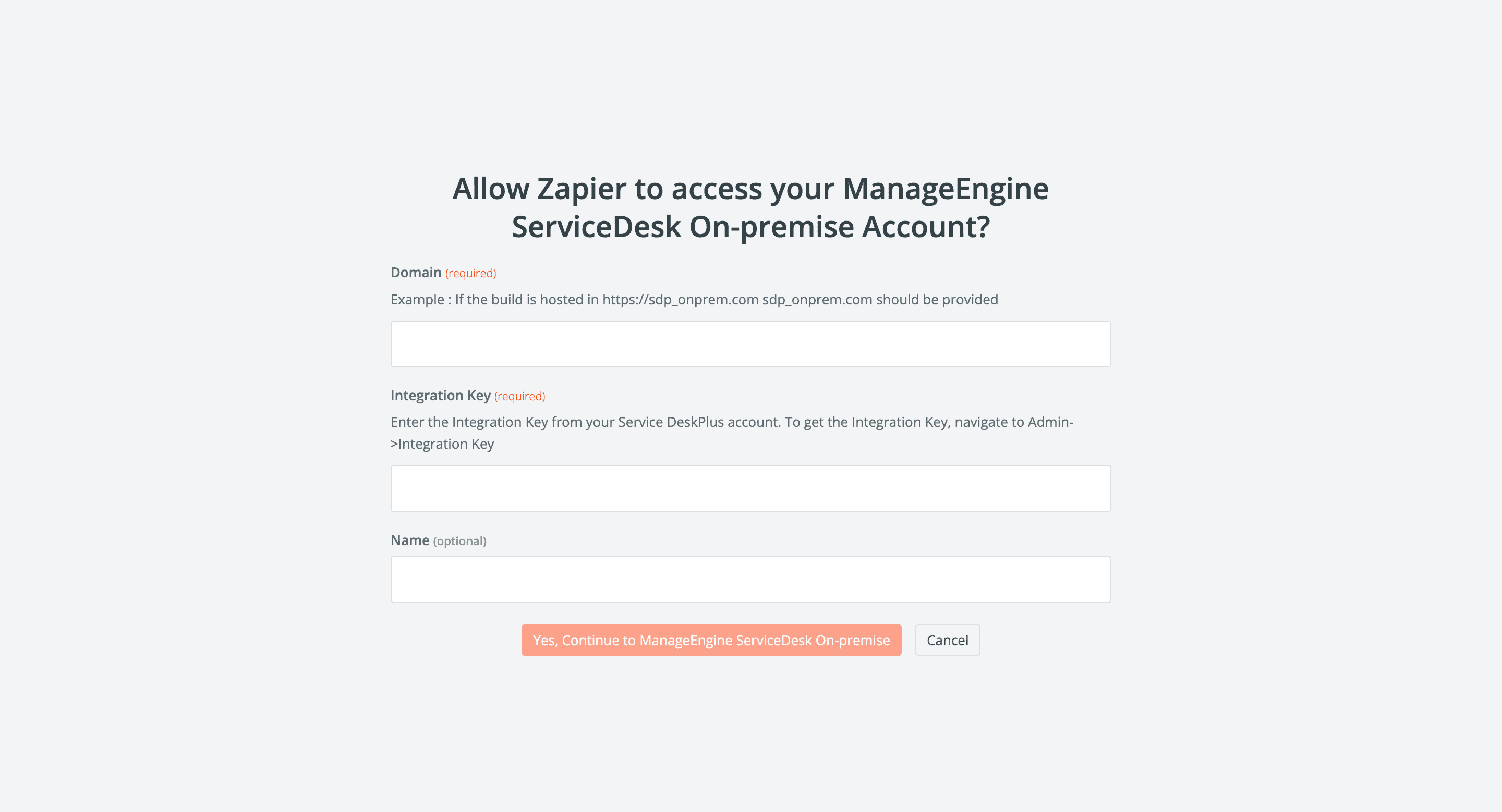 Illustration 1: Zapier Integration