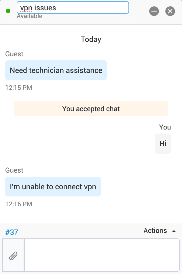 Illustration 17: Configure Live Chat 