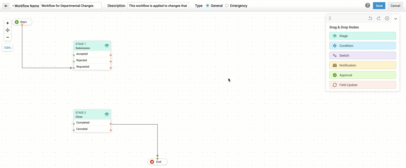 Illustration 8: Workflow Editor