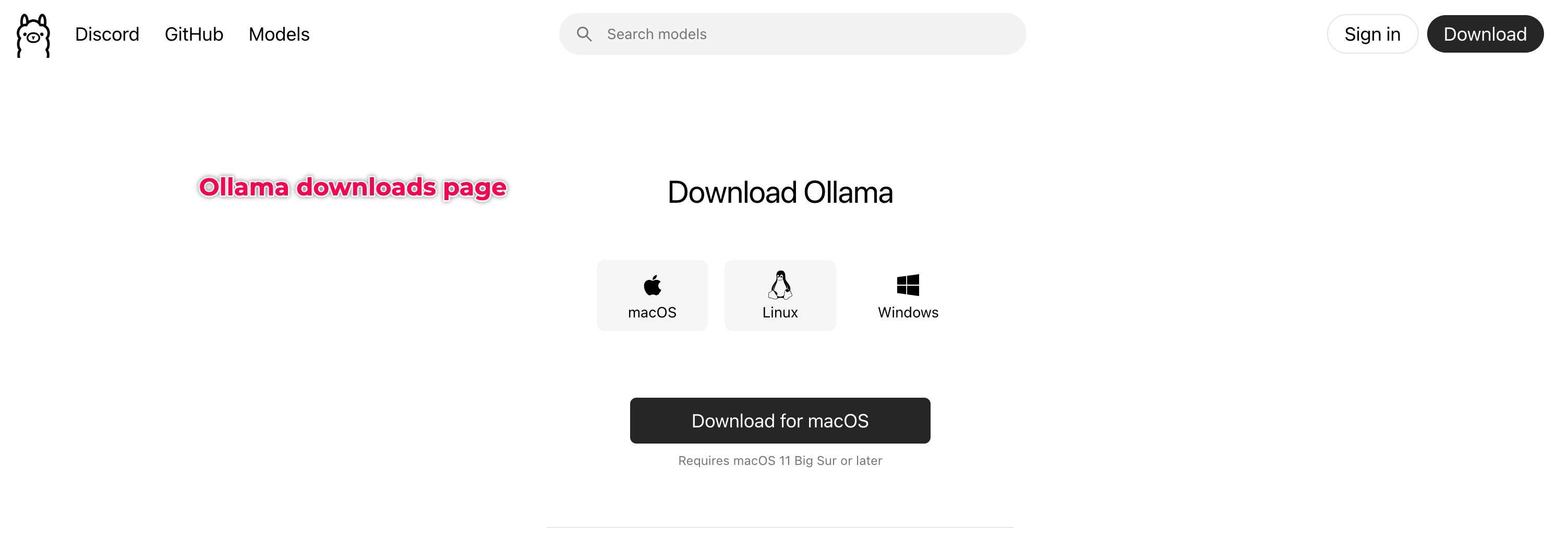 Illustration 1: Setting up Ollama on Local LLMs