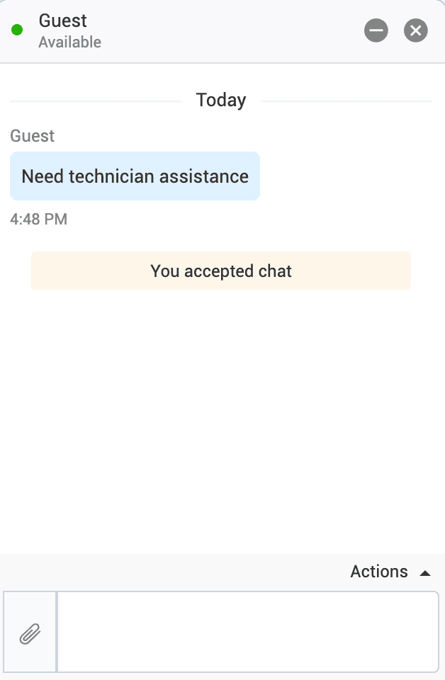 Illustration 13: Configure Live Chat 