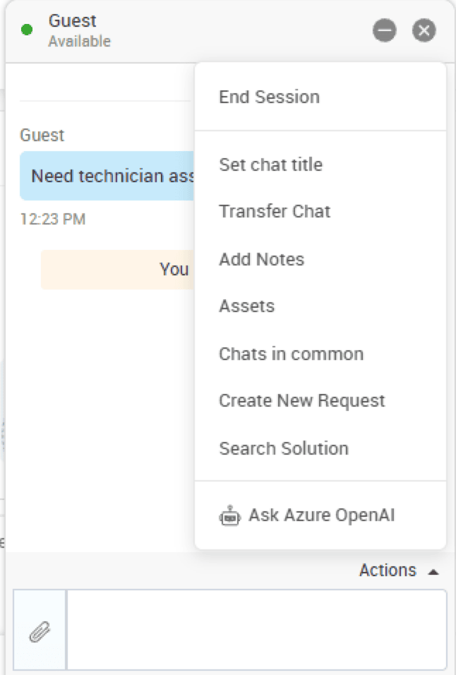 Illustration 16: Configure Live Chat 
