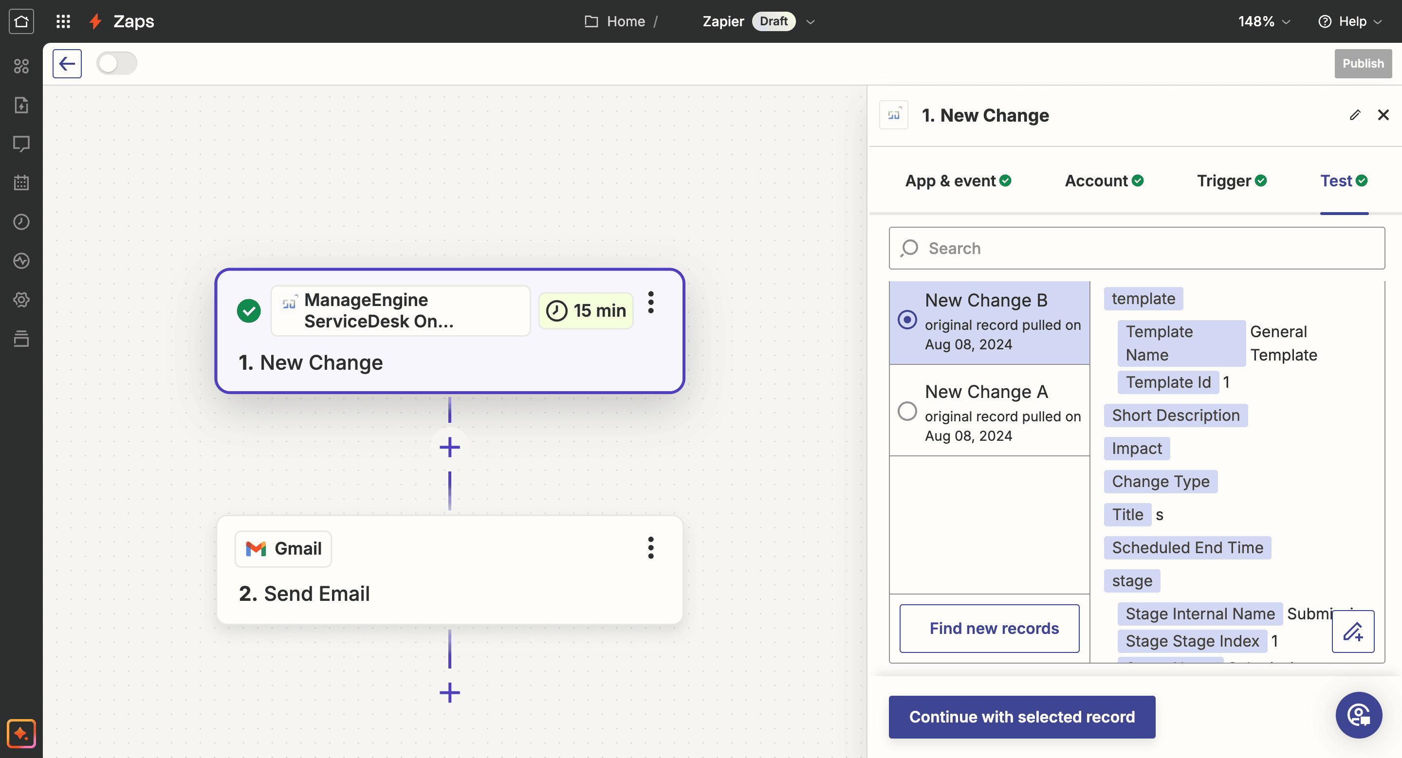 Illustration 6: Zapier Integration