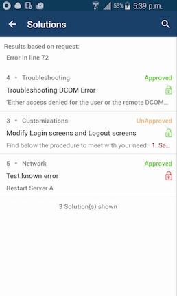Иллюстрация 20: Приложение ServiceDesk Plus для Android: использование и возможности