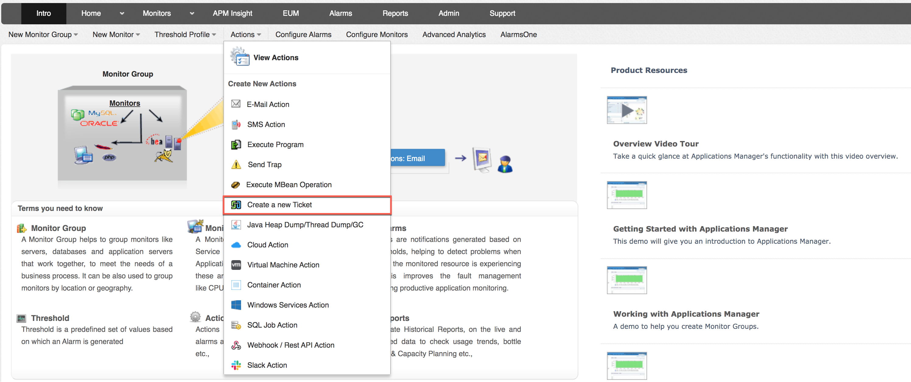 Иллюстрация 5: Интеграция с Applications Manager