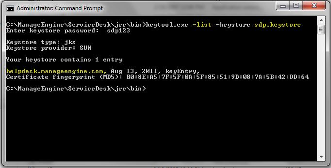 Иллюстрация 1: Продление сертификата SSL | Руководство администратора службы поддержки