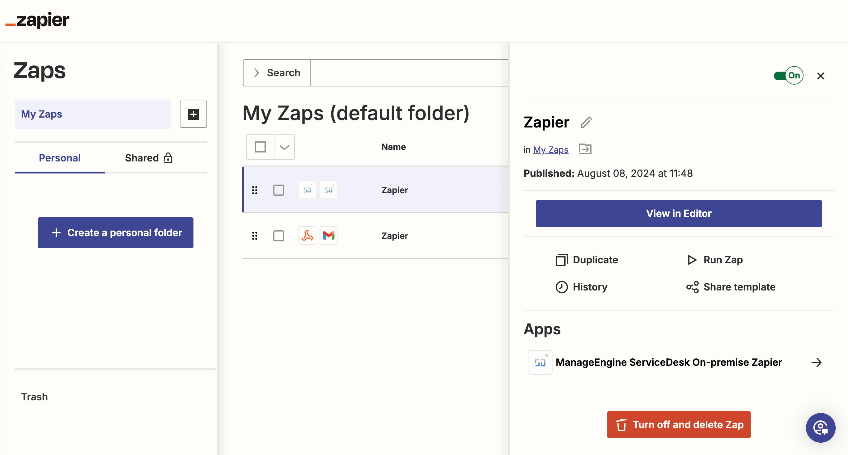 Illustration 15: Zapier Integration