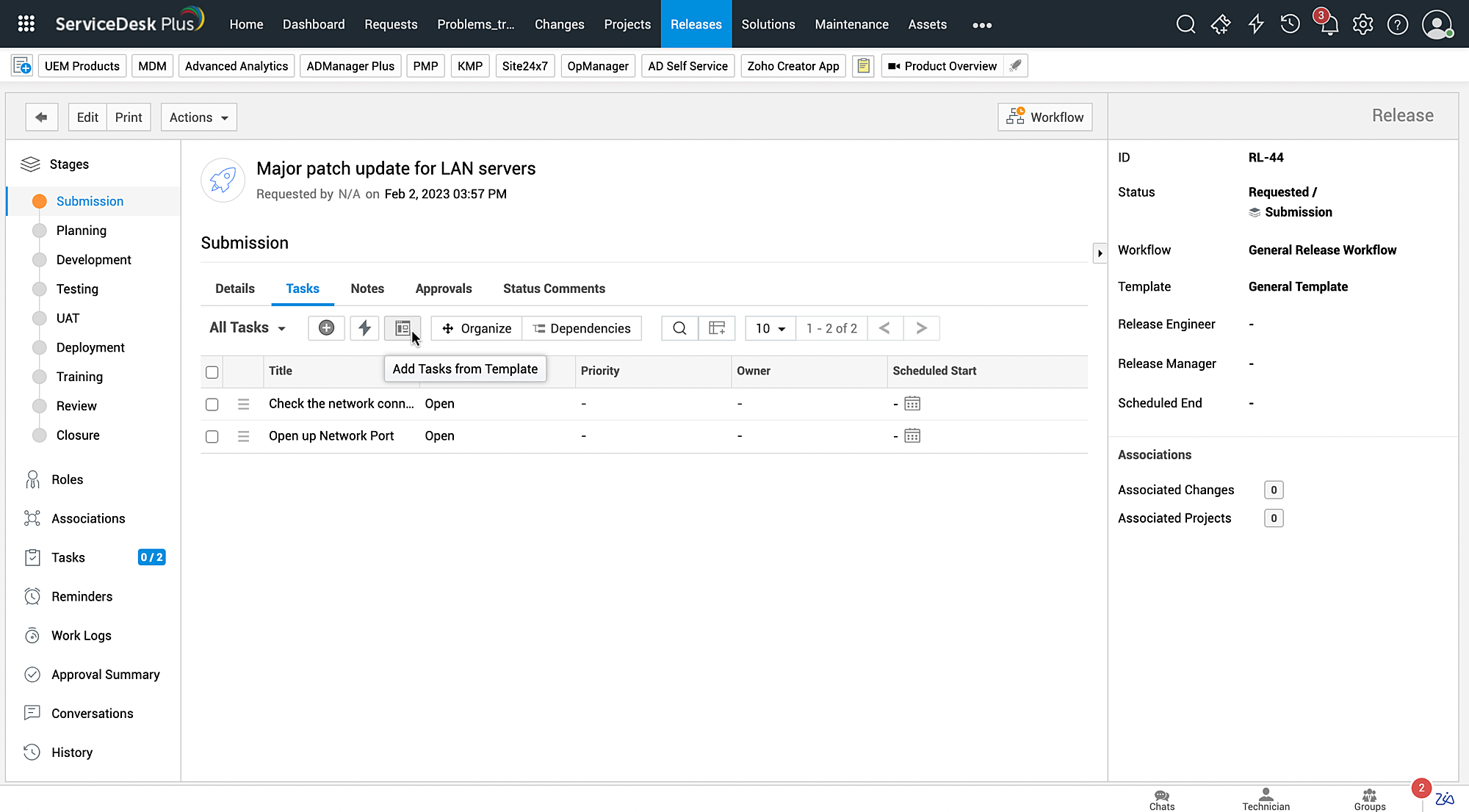 Illustration 1: Create and Manage Tasks
