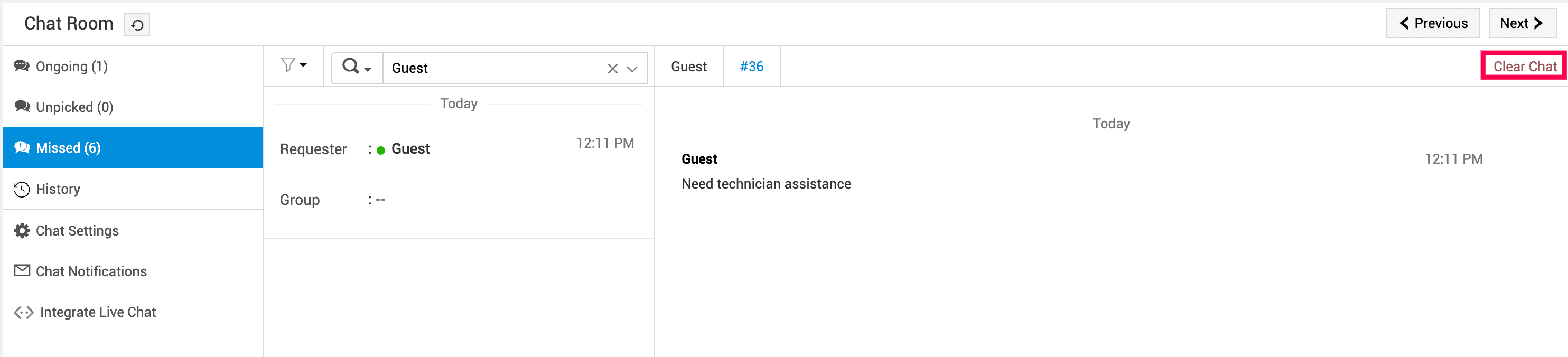 Illustration 46: Configure Live Chat 