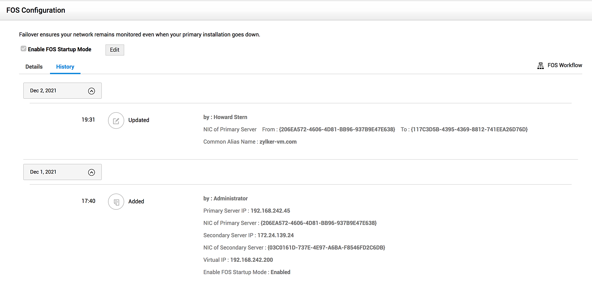 Illustration 10: Failover Service (Version 13000 and above) | ESM Setups