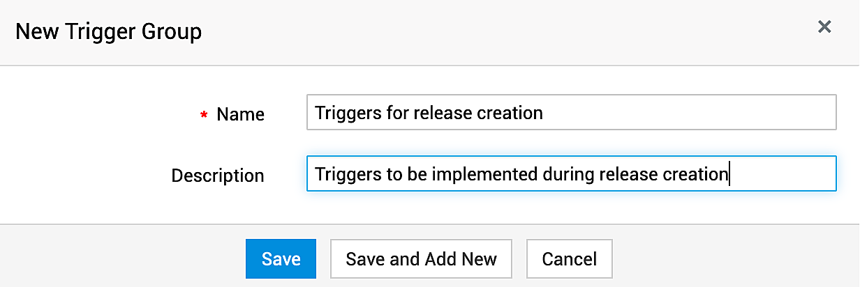 Illustration 1: Release Custom Triggers
