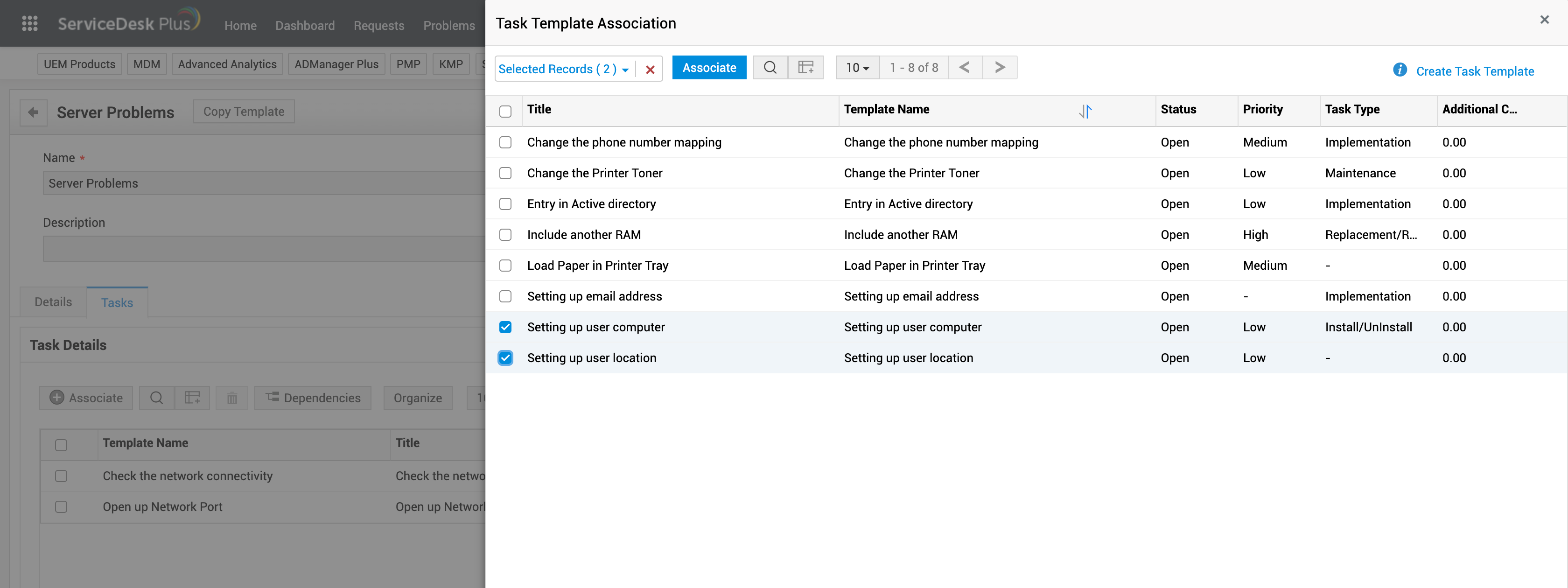 Illustration 20: Problem Templates