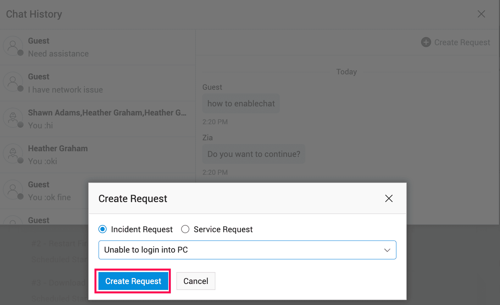 Illustration 54: Configure Live Chat 