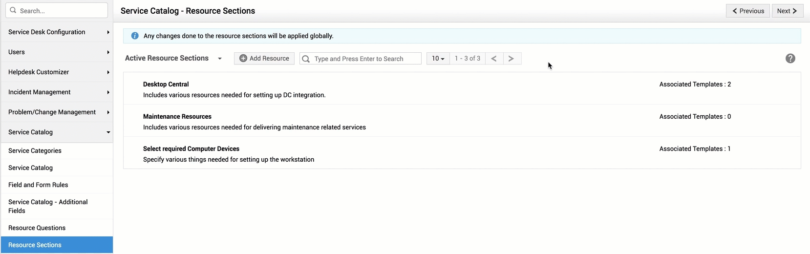 Illustration 9: Resource Sections
